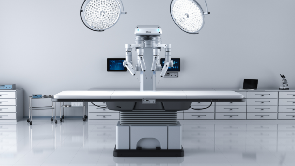 Advanced robotic surgery system in a JCI-accredited medical tourism in Vietnam hospital operating room